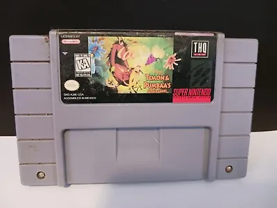 Timon And Pumbaa Jungle Games Super Nintendo SNES Authentic Cart Only Tested! • $7.95