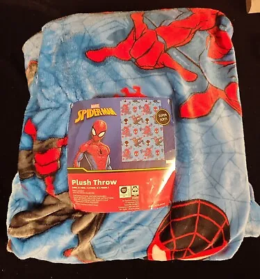 Marvel Spider-Man Plush Super Soft Throw Blanket 50  X 70'' Brand  New  • $24.99