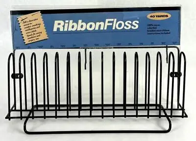 Vintage: Store Display Metal Rack / Stand For Ribbon Floss Knitting See Pics • $29.11