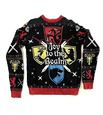 Game Of Thrones Adult Small Christmas Sweater Joy To The Realm • $9.99