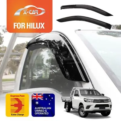 $57.82 • Buy Premium Weathershields Car Window Visor For Toyota Hilux Single Cab 2015-2022