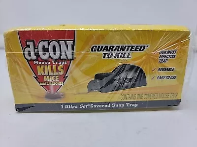 D - CON Ultra Set Covered Snap Trap 1 Ct. (Pack Of 4) For Mouse Control NEW • $39.99