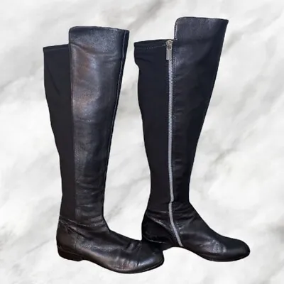 Michael Kors Bromley Leather Riding Boots • $65.99