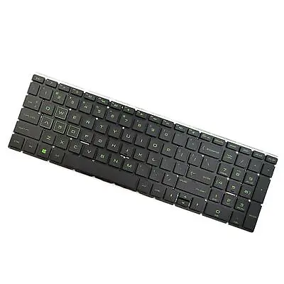 $49.42 • Buy US Language Keyboard Green Backlit PC Parts For Gaming Pavilion 15-CX