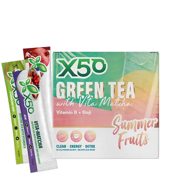 X50 Green Tea With Vita Matcha Summer Fruits • $47
