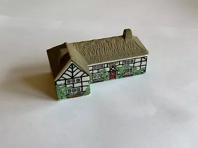 Wade Whimsey-on-Why The Barley Mow House Cottage Number 8 Ornament Vintage • £5