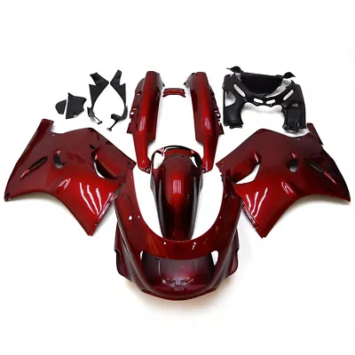 Pearl Red Injection Fairing Kits For Kawasaki Ninja ZX11R 1993 94-2003 Bodywork • $445.95