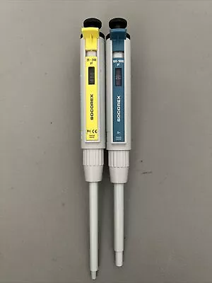 (Set X2) Wheaton Socorex Swiss 20-200uL And 100-1000uL Pipette Pipetman Pipettor • $100