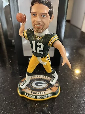 Green Bay Packers Aaron Rodgers Rare NFL Action 2012 Bobblehead Foco • $99