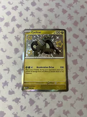 Cyclizar 195/091 Baby Shiny Holo Rare - Pokémon Scarlet & Violet Paldean Fates#G • $4