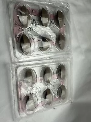 3 Pairs Mannequin Head Replacement Eyelash Removable Eyelid Practice Brown • $8.99