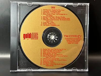 TM Century GoldDisc Radio Promo Compilation CD 305N | Elvis | Oliver | Rascals • $11