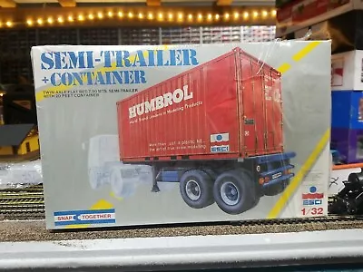 1/32 ESCI Snap Together Semi Trailer Container Partially Sealed  • $69.99