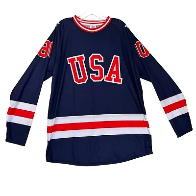 1980 USA Hockey Miracle On Ice Jersey Adult 2XL • $30