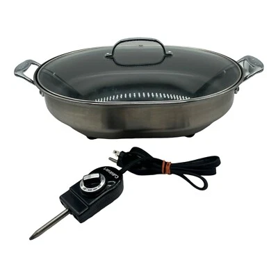 $79.99 • Buy Cuisinart CSK-150C Electric Skillet 16  X 13  Oval Cooking Surface 1500 Watts