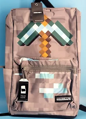 Bioworld Minecraft Axe Patch Laptop Backpack • $34.95