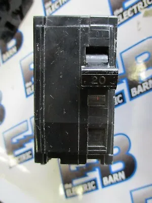 Square D QO220 20 Amp 240 Volt 2P Black Plug In Circuit Breaker- WARRANTY • $10