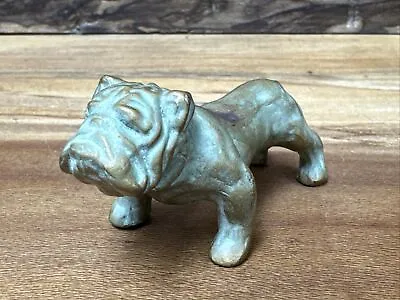 VINTAGE McCLELLAND BARCLAY SOLID BRONZE BullDOG Circa 1938 Patina U244 • $220