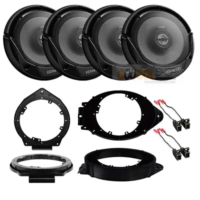 Kenwood KFC 2 Pair 6.5  Truck Door Speakers Kit For 2014-2019 Silverado - Sierra • $119.99