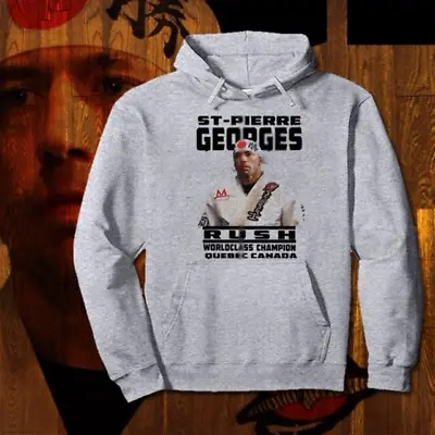 George St-Pierre Hoodie Combat Fighting Jiu Jitsu Muay Thai Warrior Pullover New • $49.50