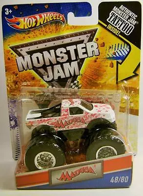 Madusa Monster Jam Truck With Tattoo Diecast Hot Wheels Rare Has Shelf-ware Read • $64.95