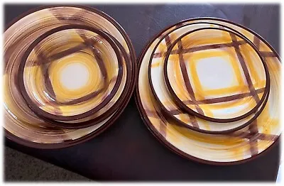 Vintage Vernonware Organdie 9 1/2 Inch Dinner Plate Lot Of 4 • $4