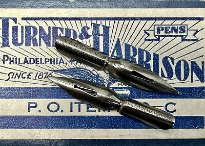 2 Turner & Harrison Philadelphia Vintage Bowl Shaped Dip Pen Nibs • $4