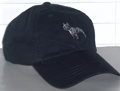 POLO RALPH LAUREN Men's Chino French Bulldog Dog Baseball Ball Cap Hat BLACK • $64.95