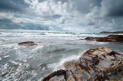 Landscape Photography Print Constantine Bay Padstow Cornwall UK • £21.99