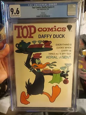 Top Comics Daffy Duck #1 (7/67) CGC 9.6 OW/W Pages ** File Copy ** • $125