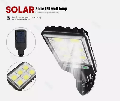 1/4x Outdoor Solar Wall Light LED Motion Sensor Bright Flood Street Lamp 3 Modes • $5.99