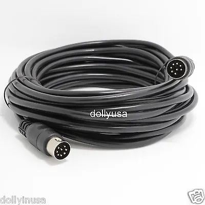 Mesa / Boogie Foot Switch Pedal Cable 8 Pin Din Heavy Duty Double Shielded 25 Ft • $27.45