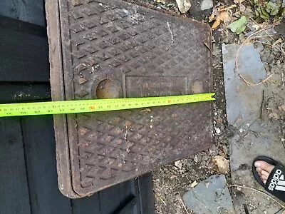 £99.99 • Buy Cast Iron Manhole Cover And Frame WM OLD LTD NORTH Harrow
