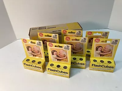 21 GE Flash Cubes Original Box. 7 -3-cube Packs. NOS • $24.88