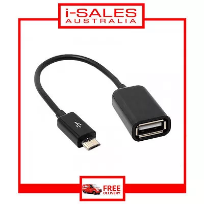 USB 2.0 Female To Micro USB Male Cable Adapter Converter For Phone & Tablet OTG • $3.88