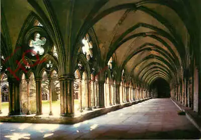 Picture Postcard__Salisbury Cathedral The Cloisters Walk [J Arthur Dixon] 81491 • £2.39