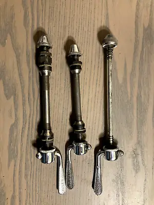 Lot 3 NOS Vintage MM Atom QR Skewers Cones Axles French Road Bike 60s • $49.99