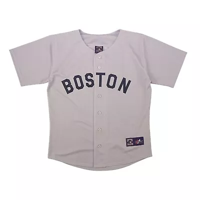 Boston Red Sox 1981 Men's Cooperstown Grey Road Throwback Jersey • $129.99