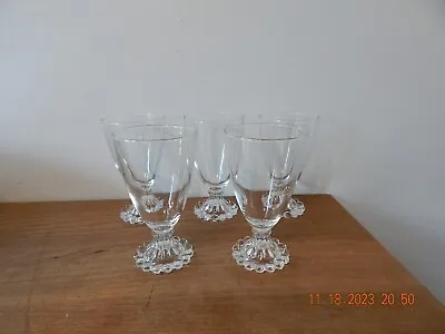Anchor Hocking Berwick Boopie Water Goblet Vintage Glasses - Set Of 5 5 1/2  • $9.99