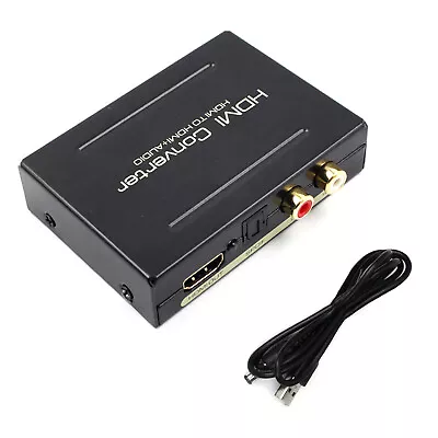 1080P HDMI To HDMI+SPDIF+ R/L Analog Audio Output Converter Connecter Splitter C • $26.15