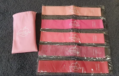 $15 • Buy Latex Booty Resistance Bands - Set Of 5 (Gym & Home Workouts) Cheeky Peachy