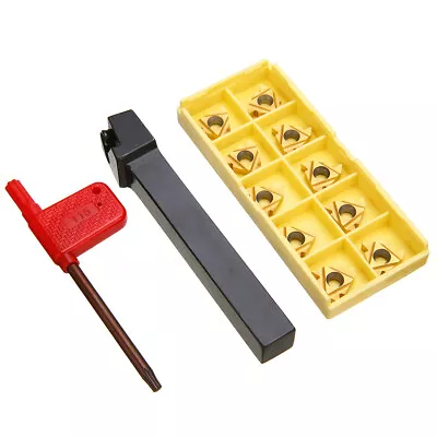 SEL1212H16 Lathe Carbide Indexable Threading Turning Tool +10X 16IR AG60 Inserts • £16.31