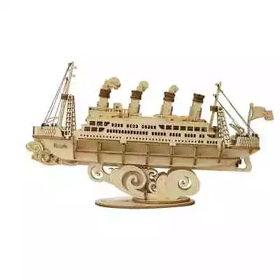 Rolife Cruise Ship Model 3D Wooden Puzzle TG306 • £10