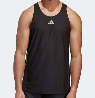 Adidas X-City 2022 Black Singlet Sample HN0786 - Men's Size S M  NEW • $46.99