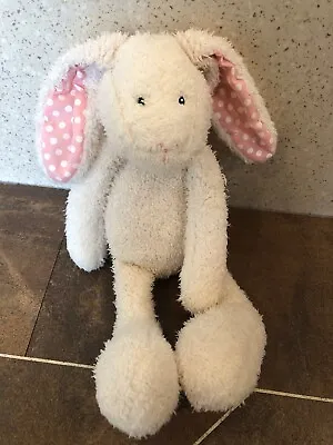 £24.99 • Buy Tesco Cuddle Me Friends Cream Bunny Rabbit Pink Spotty Ears Soft Comforter Toy