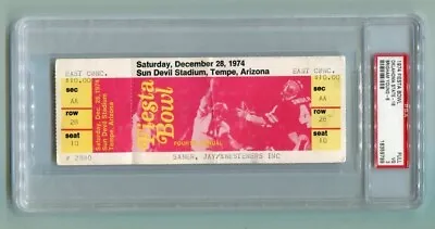 $149.95 • Buy 1974 Fiesta Bowl Full Ticket Oklahoma State V Brigham Young BYU Cougars PSA *799