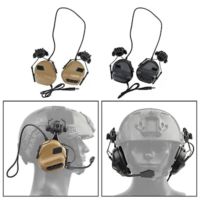 Tactical Headset Hunting Headphone Communication  Shooting For PTT • £31.66