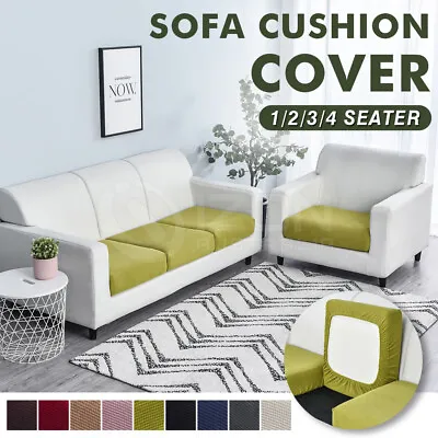 $15.98 • Buy Sofa Covers 1 2 3 4 Seater High Stretch Lounge Slipcover Protector Couch Cover