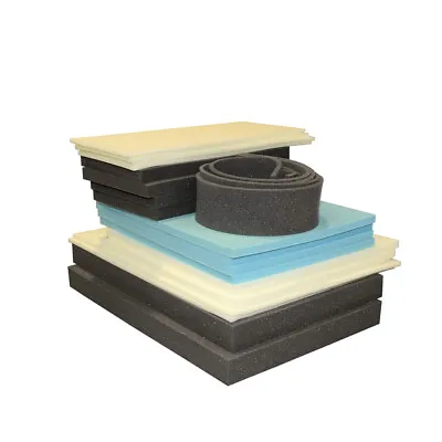 Foam Cut To Size: 10  X 10  X 2  Memory Foam • £10.43