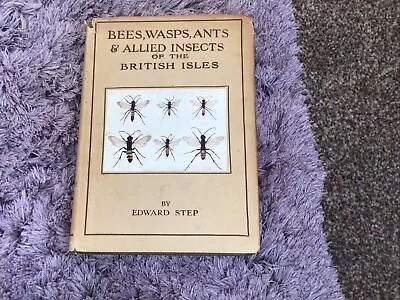 Bees. WaspsAnts & Allied Insects Of The British Isles By Edward Step.  1946 • £10